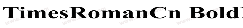 TimesRomanCn BoldIta字体转换